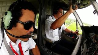 Landing Runway 25 Mrlb Dhc6-300 Twin Otter