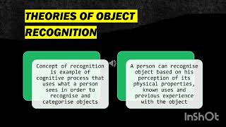 THEORIES OF OBJECT RECOGNITION (Template, Prototype and Feature analysis theory)