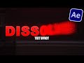 How To Create a Text Dissolve Animation In After Effects | Text To Dust Effect (SUPER EASY)