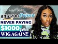 WOW! I LOVE THIS AMAZON PRIME WIG!!! I'M SHOCKED (INSTALL WITH TAPE) |LALAMILAN