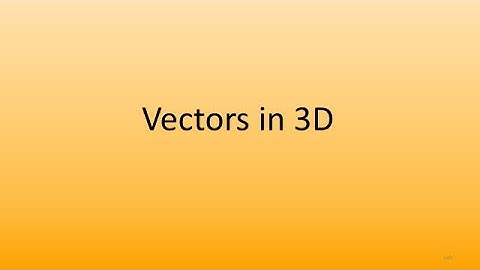 7.4 Vectors in Three Dimensions