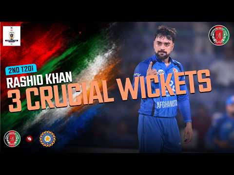 Rashid Khan 3 Crucial Wickets | Afghanistan vs India | Match 02 | T20I Series 2026 | ACB | 31A1T