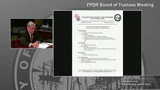 FPDR Board Meeting 09/26/23