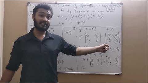 MATRICES. Part 6 . Symmetric and Skew-Symmetric Matrix.  Class 12