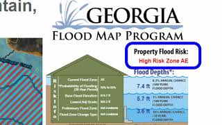 Georgia Flood MAP - Flood Risk Snapshot Tutorial