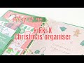 Setting up my christmas organizer  holiday prep with a free planner printable by kikkik a5  tn