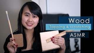 ASMR Soothing Wood Sounds ?Tapping • Scratching • No Talking!