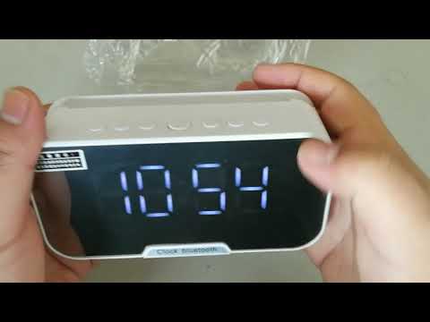G10 bluetooth speaker clock time setting