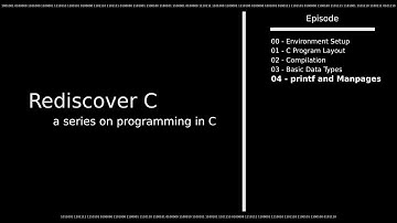 04 - printf and the use of manpages