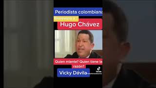 Venezuela Hugo Chávez Humilla A Periodista Colombiana Vicky Dávila.