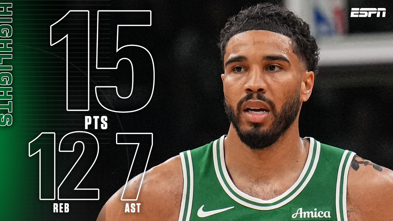 Jayson Tatum Highlights from his return to the Boston Celtics ☘️ | NBA on ESPN
