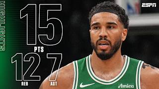 Jayson Tatum Highlights from his return to the Boston Celtics ☘️ | NBA on ESPN