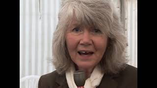 Dame Jilly Cooper judges Scrufts dog show at Westonbirt Arboretum in 2008
