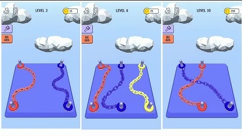 GO KNOTS 3D - Level 3 to 12 - Gameplay Walkthrough || #stayathome and play Games