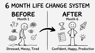 change your life in 6 months with this simple system