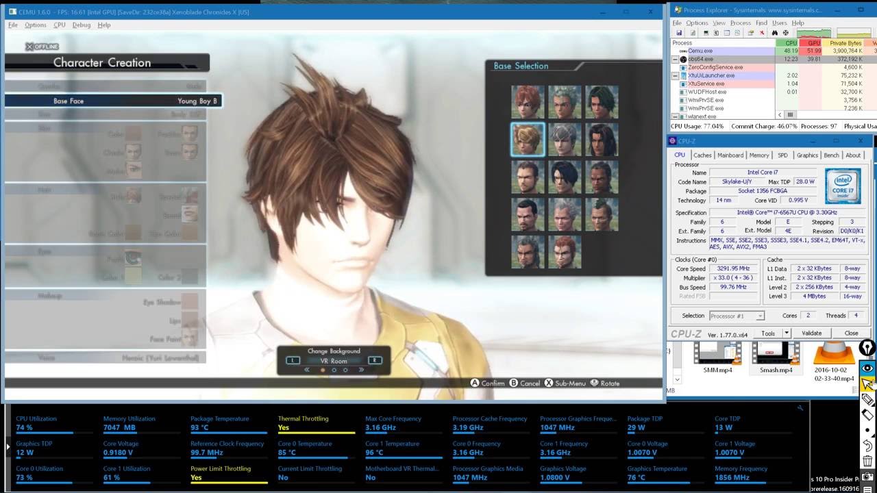 CEMU 1.6.0 iGPU Iris 550 Xenoblade