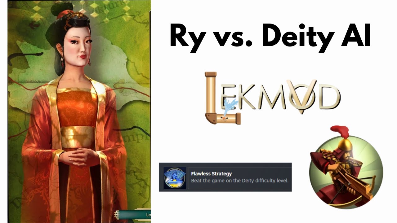Lekmod - Ry vs. Deity AI As China (Full Game)