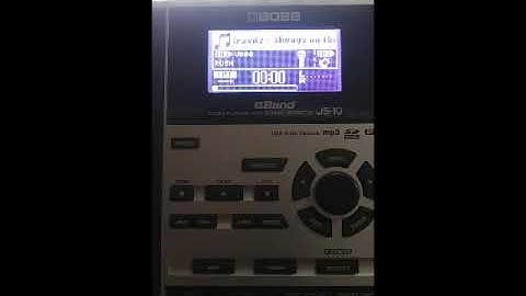 Tips on Recording and Playing Your Songs using the Boss JS-10 e-Band Player/Recorder.