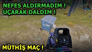 NEFES ALDIRMADIM RAKİPLERE ! HER YERE DALDIM ! HER YERE UÇTUM PUBG MOBİLE