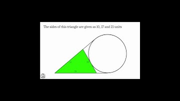Radius of Circle | Circle with Triangle made of Tangents problem | Advanced math problems | Geometry