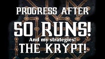 MK Mobile - The Krypt After 50 Elder Runs! My Progress + Strategies!