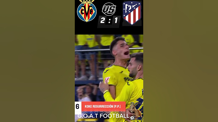 VILLARREAL CF 2 - 2 ATLÉTICO DE MADRID  Laliga Ea Sports #football #shortvideo #shorts #highlights