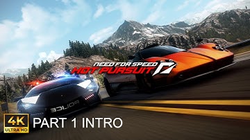 NEED FOR SPEED HOT PURSUIT - WALKTHROUGH PART 1 - INTRO (4K)