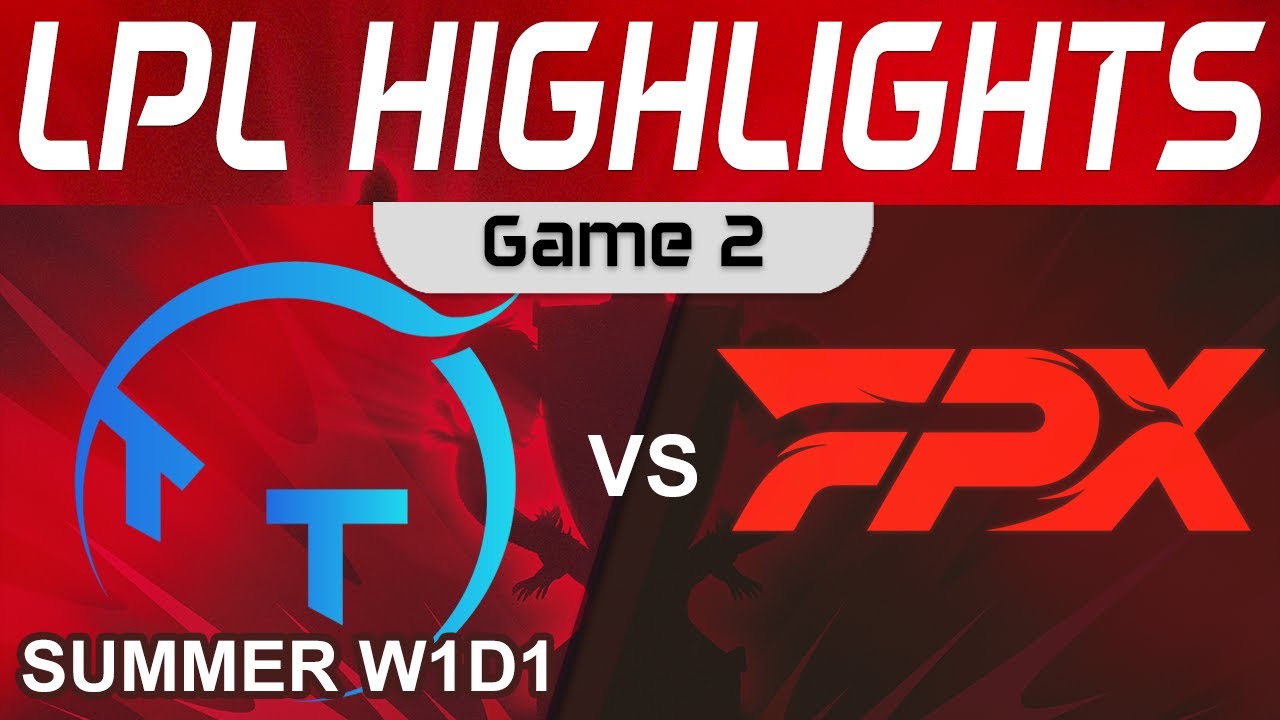 TT vs FPX Highlights Game 2 LPL Summer Season 2023 W1D1 ThunderTalk Gaming vs FunPlus Phoenix by Oni