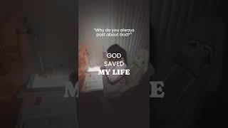 God saved my life #testimony #jesussaves #christianshorts #shorts