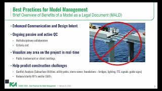 GLBUG February 2026 Webinar - Best practices and lessons learned for management of highway 3D models