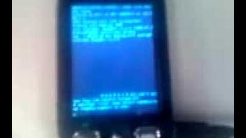 Android 0.9Beta running on A1200