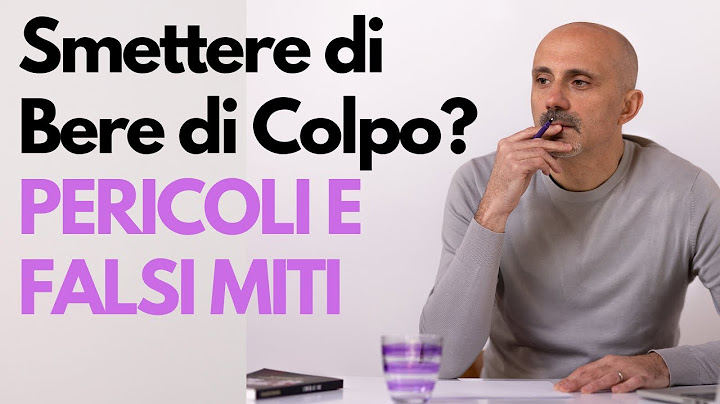 Smettere di bere di colpo: pericoli e falsi miti