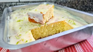 BOLO DE LIMÃO 🍋 FOFINHO DE LIQUIDIFICADOR/MASSA SEM GELATINA/CULINÁRIA DA EVELYN