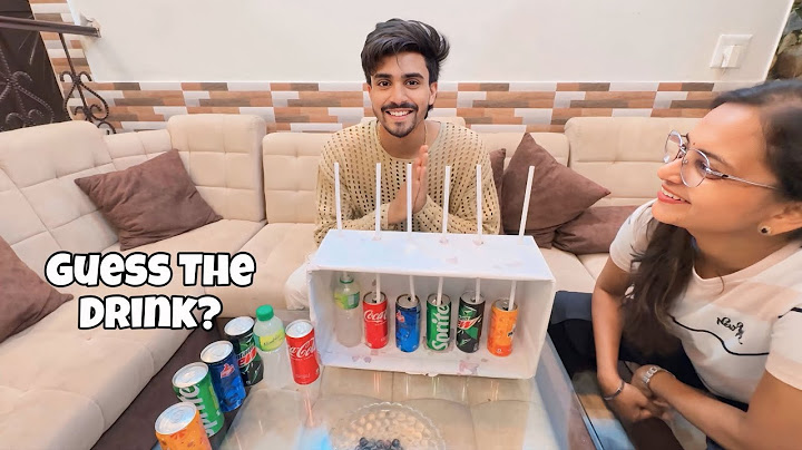 Guess The Drink Challenge😂