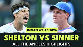 Jannik Sinner & Ben Shelton Alternate Angles! | Indian Wells 2024 Highlights screenshot 1