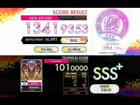 【オンゲキ R.E.D PLUS】混沌を越えし我らが神聖なる調律主を讃えよ［EXPERT］