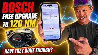 Bosch free upgrade 2.0 to 120nm of torque + 5 other new features - but  750 watts and 20mph???