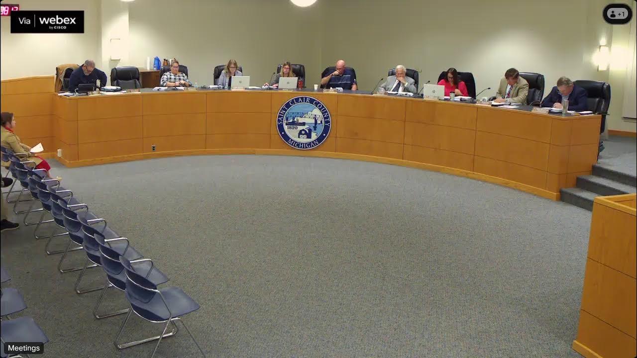 December 7, 2023 St Clair County Board of Commissioners - YouTube