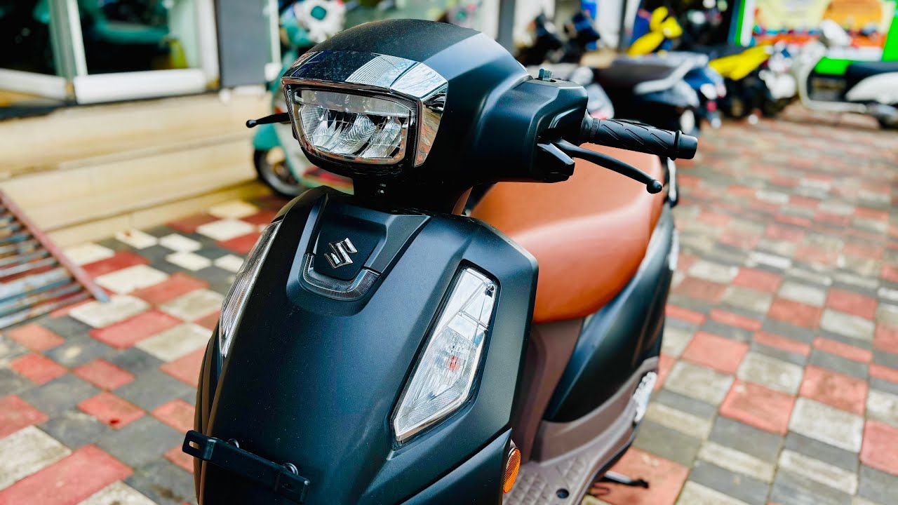Suzuki Access Matte Black 2025 facelift