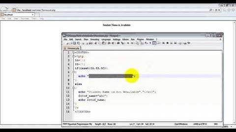 PHP Tutorial in Hindi Urdu 46 Introduction Isset Method with Example 2 2   YouTube
