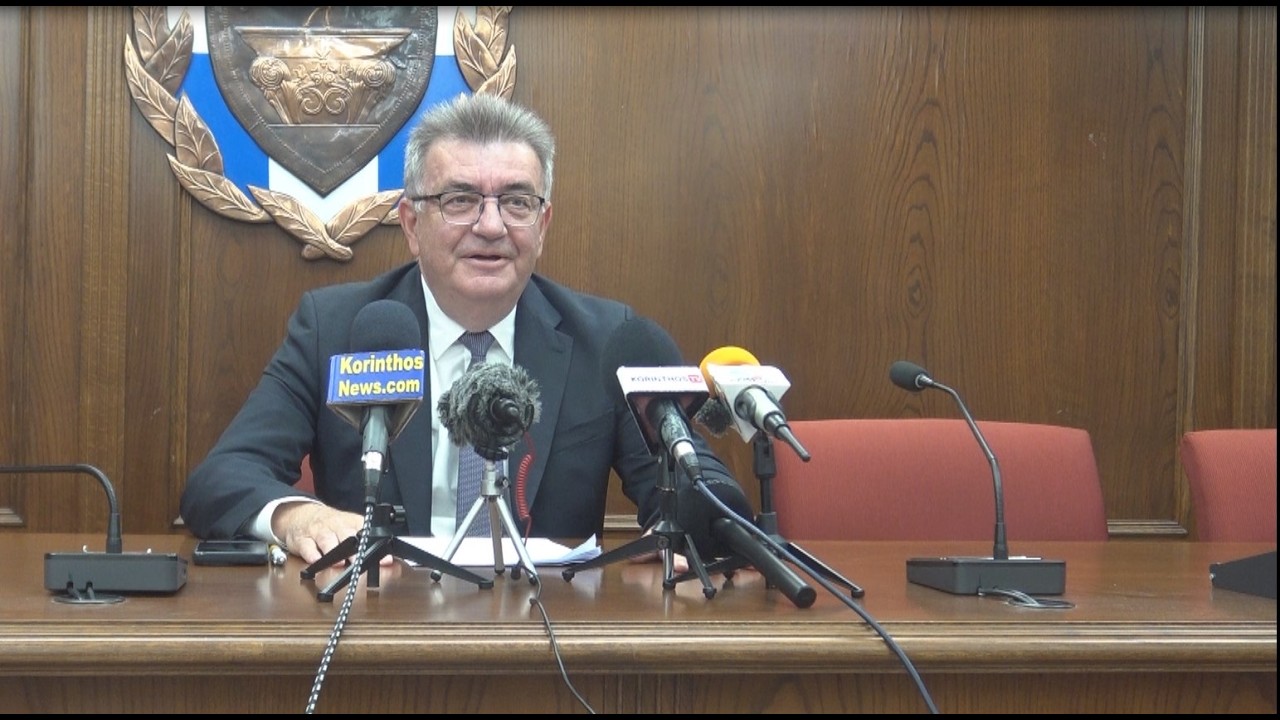 Συνέντευξη Τύπου Δημάρχου Κορινθίων Νίκου Σταυρέλη