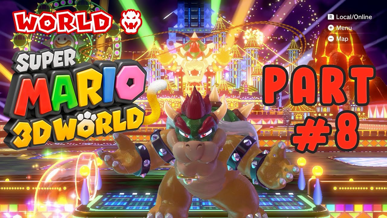 Super Mario 3D World | World 8 | BOWSER World Playthrough Super Mario 3D World | World 8 | BOWSER World Playthrough