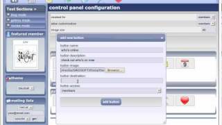Theia  - control panel management (admin) screenshot 3