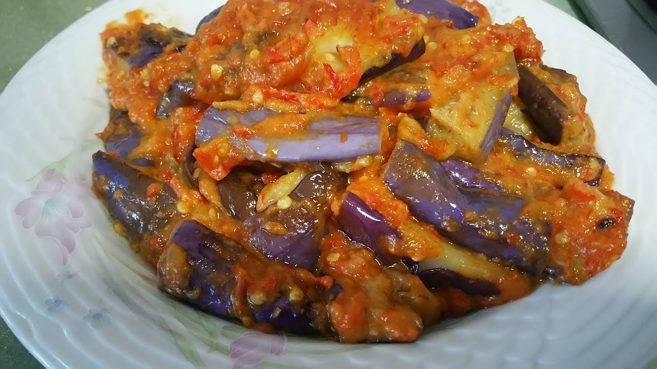 SAMBAL BALADO TERONG (EGGPLANT SAMBAL)  YouTube