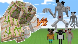 Giant Iron Golem Vs AMANDA in Minecraft