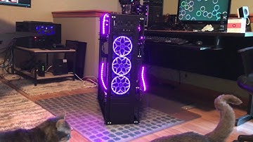 CaseLabs Magnum STH10 Assembly RGB Light Testing