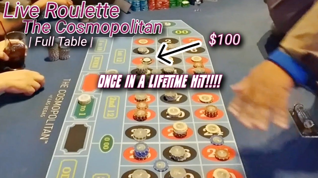 Live Roulette at The Cosmopolitan Las Vegas | Once in a Lifetime Hit ...