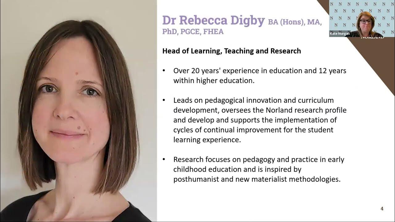 Norland Unwrapped Our new BA (Hons) Early Childhood Education and