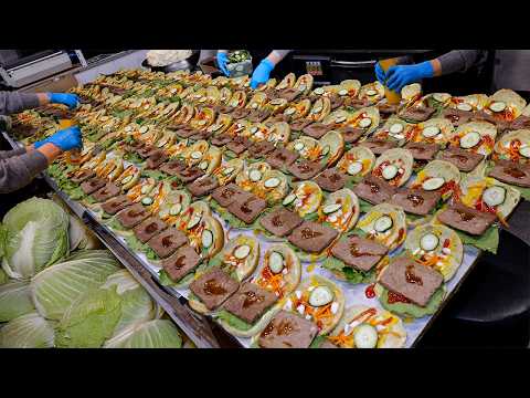 1,500 Burgers Sold Out Every Day!! Unique-style Korean Handmade Burgers l Korean street food