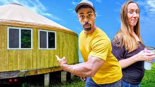 😱 Look! WHAT'S Under our Home?! | YURT LIFE
